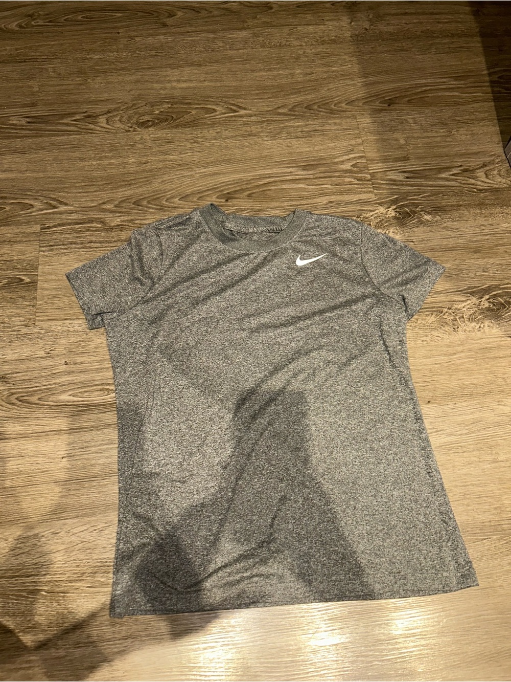 Nike Gray Heather Short Sleeve Dri-FIT Tee